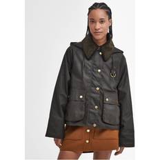 Barbour Femme Vestes Barbour Reighton Wax Cotton Jacket - Green Wax