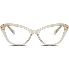 Beige Glasses & Reading Glasses Swarovski SK2031 3003 Women’s Brown Size Free Lenses HSA/FSA Insurance Blue Light Block Available Transparent Beige Brown (53)