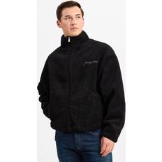 Pequs Mykonos Script Teddy Fleece - Schwarz