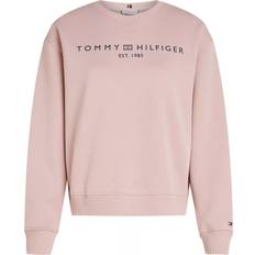 Tommy Hilfiger Pink Sweatere Tommy Hilfiger Crew Neck Fleece Sweatshirt - Foggy Pink