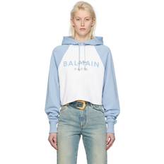 Balmain Vrouw Truien Balmain Raglan Hoodie - White