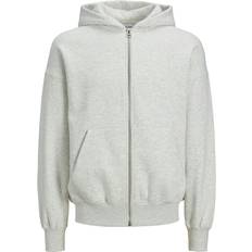 Jack & Jones Jjeurban Edge Sweatjakke Hvid-Meleret