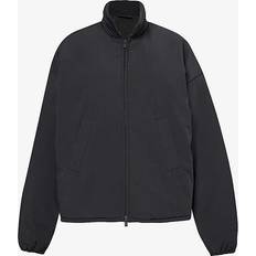 Fear of God Outerwear Fear of God Essentials Womens Funnel-neck Shell Bomber Jacket - Black