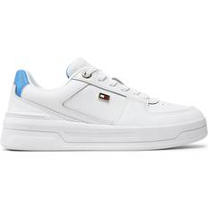 Sko Tommy Hilfiger Polyester Sneakers Sko Dame - Hvid