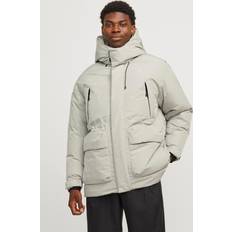 Herren - Weiß Mäntel Jack & Jones Jorkani Parka Offwhite