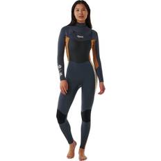 Rip Curl Dawn Patrol 3/2 Mm Long Sleeve Chest Zip Neoprene Suit Schwarz