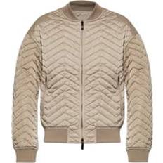 Emporio Armani Beige Outerwear Emporio Armani Wende Bomberjacke Funktionssatin - Matelassé