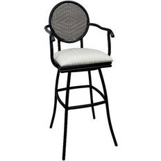 Metal Outdoor Bar Stools Outdoor Patio Swivel 30 Bar Stool - Valley Linen