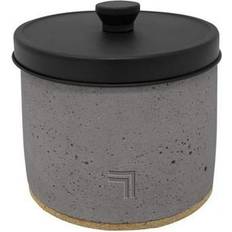 Oasis Black and Gray Concrete Round Fire Pit