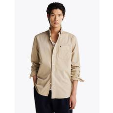 Tommy Hilfiger Natural Shirts Tommy Hilfiger Relaxed Fit Twill Shirt - Beige
