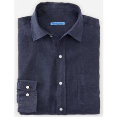 Linen Shirts - Men J. McLaughlin Gramercy Classic Fit Linen Shirt - Navy