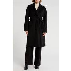 Tahari Wool Blend Coat - Black