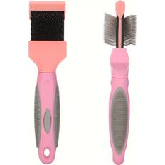 Pets Temu Double-sided Dog Brush for Grooming