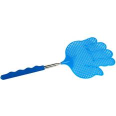 Stainless Steel Pest Control JeashCHAT Mini Retractable Fly Swatter Manual Plastic