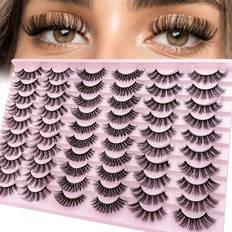 Temu False Eyelashes Set - Fluffy