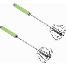 Green Whisks Zocasl Press and Spin Whisks Set of 2 Whisk