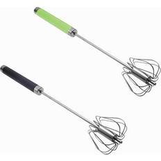 Green Whisks Zocasl Press and Spin Whisks Set of 2 Whisk