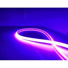 Lilla Lyslister LEDlife Vanntett Lilla Neon COB LED Strip 5 m Lyslist