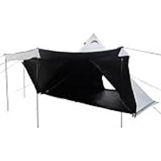 VidaXL Tents vidaXL Family Tent Tipi 6-Person White Blackout