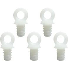 White Bottle Stoppers Flameer Reusable Multipurpose Protector 5 Pack Bottle Stopper