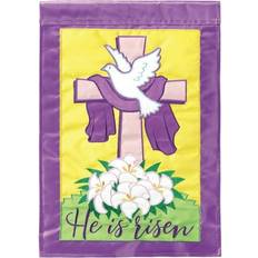 Garden & Outdoor Environment Magnolia Gardens He Is Risen Polyester Flag 29 x 42 in