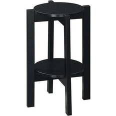 Indoor Plant Stands Newport Medium Plant Stand Black 14.75 x 14.75 x 23.5 in