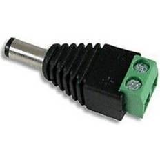 12V DC Hanstik Med Skrueterminaler Max 120W