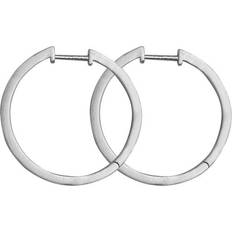 ByBiehl Smycken ByBiehl Grace Hoop Large Dam Creoler Stl - Rhodinated Silve