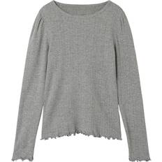 Girls Blouses & Tunics Children's Clothing Name It NkfOmina - Grey Melange