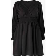 Zizzi Klänning MKimmi L/S Abk Dress - Svart