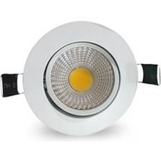 3W Indbygningsspot Ø6,7-8 cm Hvid Kant Dæmpbar