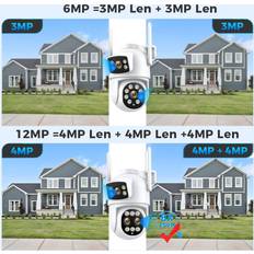 Surveillance Cameras Vstarcam 12MP 6K WiFi IP Camera