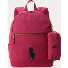 Bags Ralph Lauren Big Pony Canvas Large Backpack - Preppy Pink