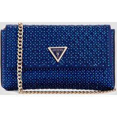 Guess Clutches Guess Zalina Satin Rhinestone Clutch - Blue