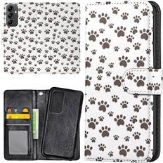 Samsung Galaxy A25 5G Plånboksfodral Paw Pattern