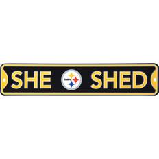 Authentic Street Signs Pittsburgh Steelers 16'' Mini Steel Sign