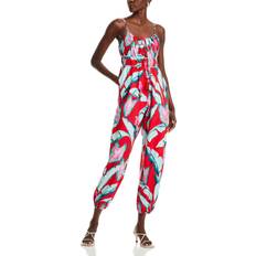 Organic Fabric Jumpsuits & Overalls Farm Rio Cropped Jumpsuit - Red