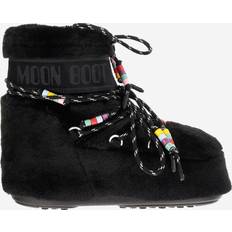 Moon Boot Chelsea-laarzen Moon Boot Eco Fur Icon Lave Ankelstøvler - Black