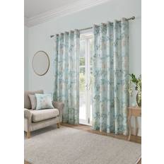 Dreams & Drapes Wisteria Eyelet Curtains 66W x 72D