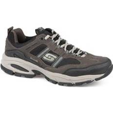 Skechers Vigor 2.0 Advantage Lace-Up Trainers - Black/Brown
