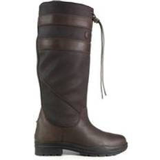 Longridge Leather Long Boots - Brown