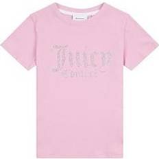 Diamante Fitted Short Sleeve T-shirt - Light Pink