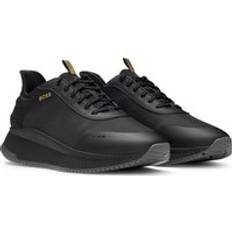 BOSS TTNM EVO Trainers with Ridged Outsole - Black
