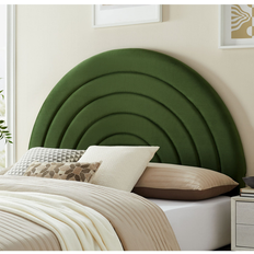 Bed Bath & Beyond Velvet Upholstered King Size Arched Headboard