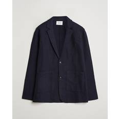 NN07 Boiled Wool Knitted Blazer - Navy Blue