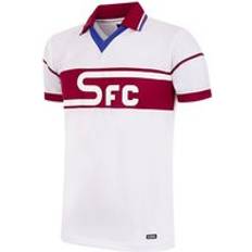 Tessili Copa Football Away Jersey Servette FC Retro 1979/84 - Blanc Duvet Cover White