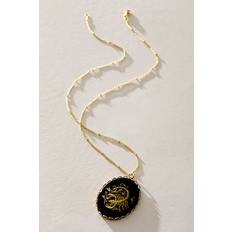 Necklaces Free People Jules Onyx Zodiac Necklace Scorpio (One Size)