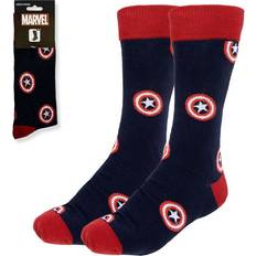 Marvel Captain America Crew Socks - Blue