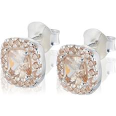 Beige Örhängen Carolina Gynning Glamorous Örhängen Studs - Champagne
