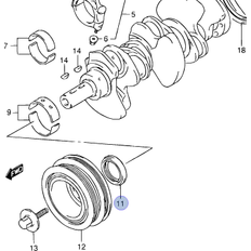 Vitara GV 2000-05 Crankshaft Oil Seal 09283-45012